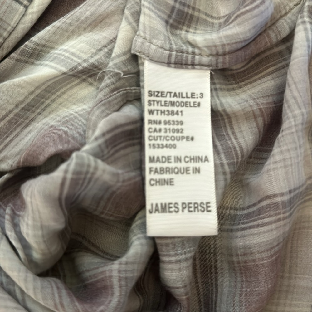 James Perse oversized woven S/S woven top - Picture 6 of 6